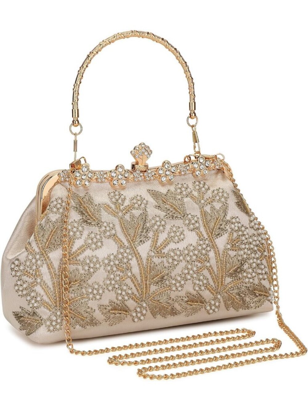 1920s Vintage Beaded Clutch Purse - Elegant Evening Bag for Wedding & Prom